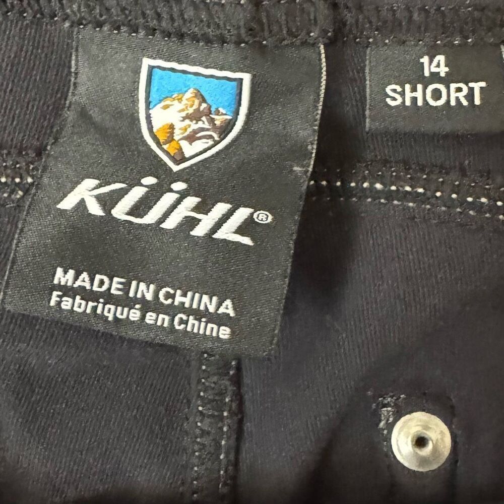 Kuhl Black Elastic Waist Pants Hiking Athletic Pants Black Size 14 Short - Picture 3 of 5